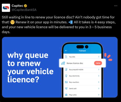 can i renew my car licence at capitec bank  When you need to renew your driver's license